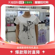 韩国直邮renoma T恤 Inner Bombie 宽松款式女士圆领T恤D61F495