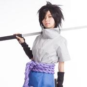 火影忍者疾风传NARUTO四代宇智波佐助COS服cosplay套装衣服全套男