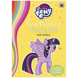  My Little Pony First Phonics Activity Book 彩虹小马 发音书 儿童绘本启蒙 Ladybird 英文原版图书籍进口正版