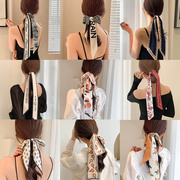 无麻布袋丝带muji麻袋改造丝巾韩式仙仙飘带头绳绑发扎头带