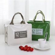 装饭盒袋子带饭保温大号容量上班族加厚铝箔防水便当长方形手提包