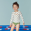 爱多尔2022夏女童(夏女童，)泳衣分体防晒儿童，泳装波点小童可爱泳装套装