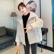 羽绒棉服女士冬装2022韩版宽松学生面包服棉衣女短款加厚外套