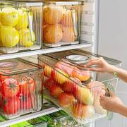 厨房冰箱食物收纳盒透明冰箱蔬菜保鲜盒食物专用储物