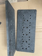 黑色合成板耐高温300度隔热板碳纤维板，防静电模具治具托盘板棒材