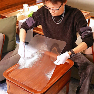 免洗防油防水防烫透明软，玻璃餐桌垫pvc桌布，茶几桌子桌面保护桌垫