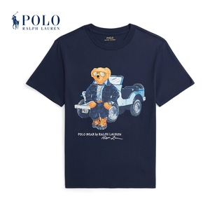 Ralph Lauren/拉夫劳伦男童 24春Polo Bear棉平纹针织T恤RL41682