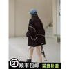 黑色工装夹克外套女小个子2024秋韩版宽松炸街设计感学生风衣