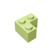 砖友MOC 2357 小颗粒拼插积木单个兼容乐高基础零配件 2x2直角砖