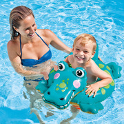 INTEX58221家用加厚卡通动物腋下游泳圈婴幼儿童充气玩具戏水浮圈