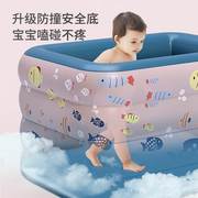 自动充气游泳池儿童家用宝宝，婴儿洗澡桶，户外大型小孩折叠家庭水池