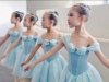 儿童芭蕾舞裙女童艾莎公主蓝色舞蹈演出服专业蓬蓬裙，表演服春夏款