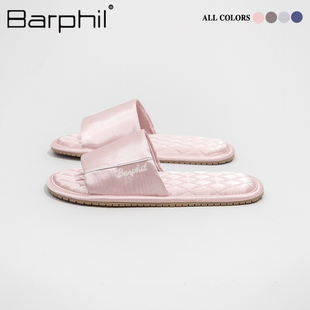 Barphil拖鞋女室内家居2024夏季静音木地板情侣凉拖防滑女鞋