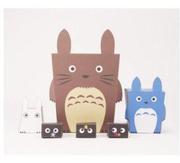 宫崎骏动画龙猫一家3d立体纸模型DIY手工制作儿童益智折纸玩具
