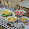 户外用品露营餐具打蛋盆进野营餐盘户外不锈钢餐盘4件套沙拉碗碟