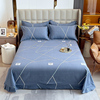 罗兰生活全棉磨毛加厚床单 单件双人保暖被单1.8米1.5m床纯棉床单
