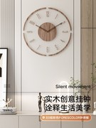 钟表挂钟客厅2022装饰时尚静音创意挂墙时钟挂表石英钟表家用
