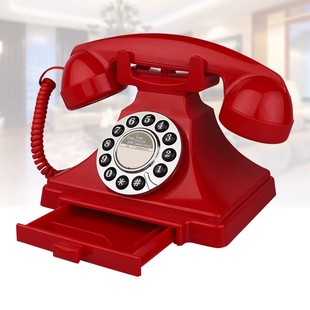 仿古电话机欧式复古家用固定电话，座机老式按键客厅，卧室办公机械铃