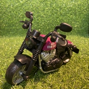 天纳玩具合金摩托车儿童，男孩玩具小3车6岁音效回力铁骑机车