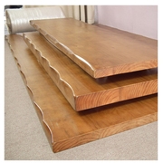 实木吧台板台面餐桌面板写字台板松木书桌面原木大木板桌隔板定制