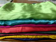 真丝素绉缎纯色大块零头布100%桑蚕丝面料可做内衬内里服装布料