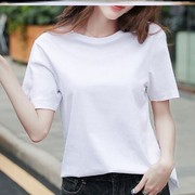 大码装女士短袖t恤夏季日系常规学生短T少女韩版女人半袖打底衫