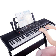 202361键儿童电子琴带电源麦克风可弹奏初学琴双键盘
