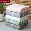 无印水洗棉床单单件全棉良品纯色被单1.5m1.8米单人双人床笠床罩