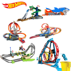 风火轮电动轨道套装赛道小跑车玩具,轨道赛车男童的速度与激情！亲子互动嗨