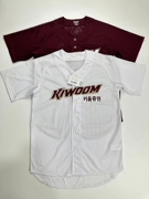 韩国单男女夏季户外速干透气运动棒球服万针刺绣宽松大码短袖T恤