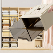 收纳箱抽屉式塑料家用衣服透明衣柜收纳盒衣物储物柜子整理储物箱