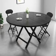 可折叠桌餐桌家用小户型加大长方形小方桌吃饭桌椅宿舍摆摊便携式