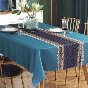 餐桌垫欧式高档奢华桌布，高级感北欧轻奢套装，简约现代家用防烫防c7