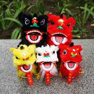成风 舞狮摆件公仔 岭南传统儿童玩具道具节日礼物中国风玩偶装饰