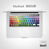skinat适用于macbookair13m2键盘苹果笔记本，pro1416键盘，贴膜macpro键盘膜彩色按键贴