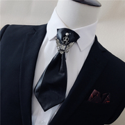 高端定制多层复古英伦领结男女通用领结领花衬衫配饰