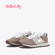 BellaLily2024春季经典拼色阿甘鞋女小众运动鞋原创老爹鞋子