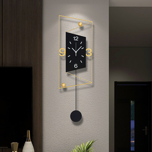挂钟客厅创意家用墙上立体数字时钟餐厅简约大气个性时尚网红钟表