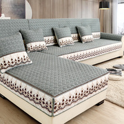 沙发坐垫巾欧式布艺四季通用防滑皮沙发套全包，坐垫子沙发垫罩全盖