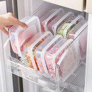 透明塑料保鲜盒方形冰箱食物保鲜收纳盒带盖密封盒微波加热冷藏