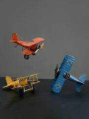 美式酒柜飞机模型复古
