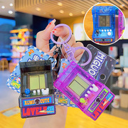 潮酷街头游戏机创意小饰品卡通钥匙扣可爱精致玩具钥匙链书包挂件