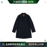 99新未使用香港直邮MAX MARA 女士海军蓝色大衣 60860269-600