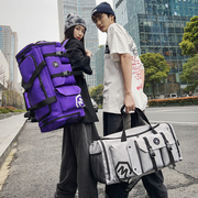 旅行包大容量行李包双肩(包双肩，)背男出差旅游手提包，女学生住校衣服收纳包