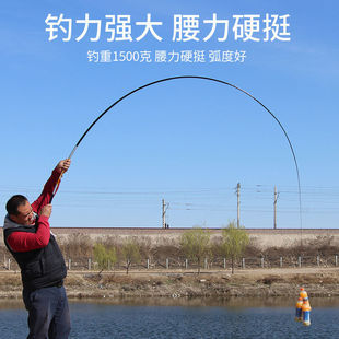 网红鱼竿手竿7.2米钓鱼竿鲫鱼溪流竿短节竿渔具新手套装