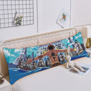 海贼王动漫双人枕长款抱枕，1.8m枕套加芯卡通儿童房可拆洗床头靠垫