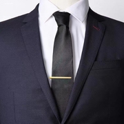 领带夹男士夹子高档正装简约结婚商务西装领夹男扣领带别针