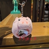 上海迪士尼国内玩具总动员小猪火腿保暖帽子猪头套钥匙扣挂件