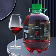 桶装国产赤霞珠甜红甜白干红葡萄酒，原汁瓶装自酿微醺低度果酒整箱