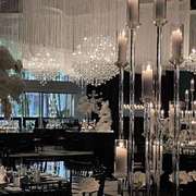 欧式水晶烛台婚庆道具婚礼用品，摆件餐桌浪漫蜡烛装饰现代家居